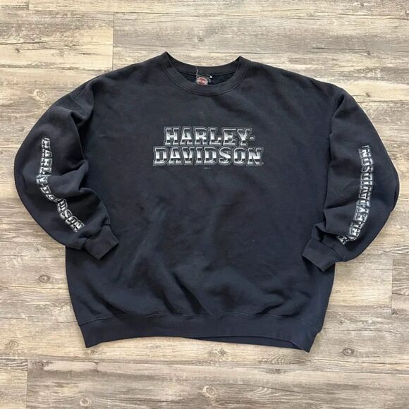 Vintage Harley Davidson Crewneck Sweatshirt Size 3XL - Picture 1 of 7